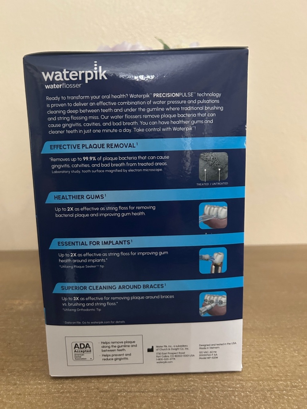 Waterpik Water Flosser Ultra with 10 settings NIB - Picture 2 of 3